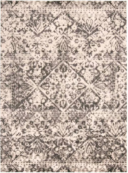 Feizy Kano 3876F Gray Ivory Rug