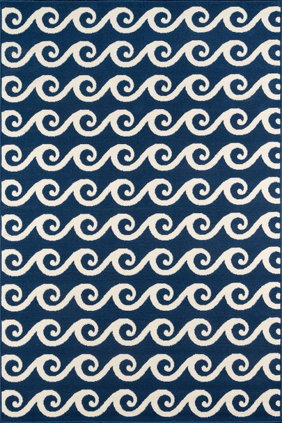 Momeni Baja BAJ14 Navy Rug