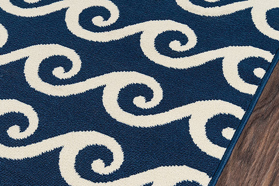 Momeni Baja BAJ14 Navy Rug
