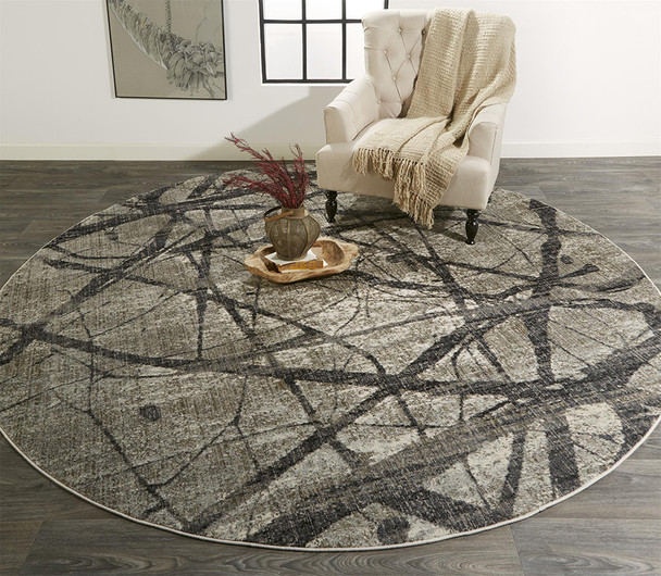 Feizy Kano 3877F Gray Rug