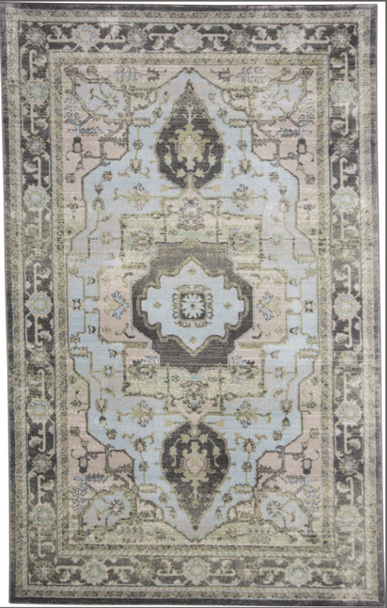 Feizy Katari 3377F Gray Blue Rug