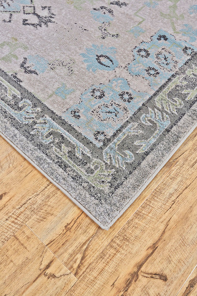Feizy Katari 3378F Gray Blue Rug