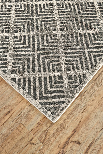 Feizy Katari 3380F Gray Ivory Rug