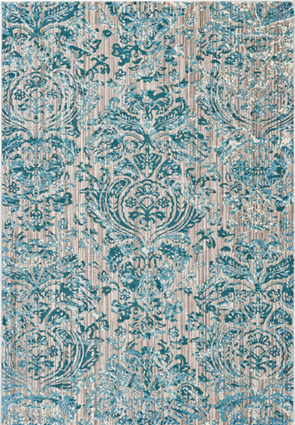 Feizy Keats 3475F Blue Taupe Rug