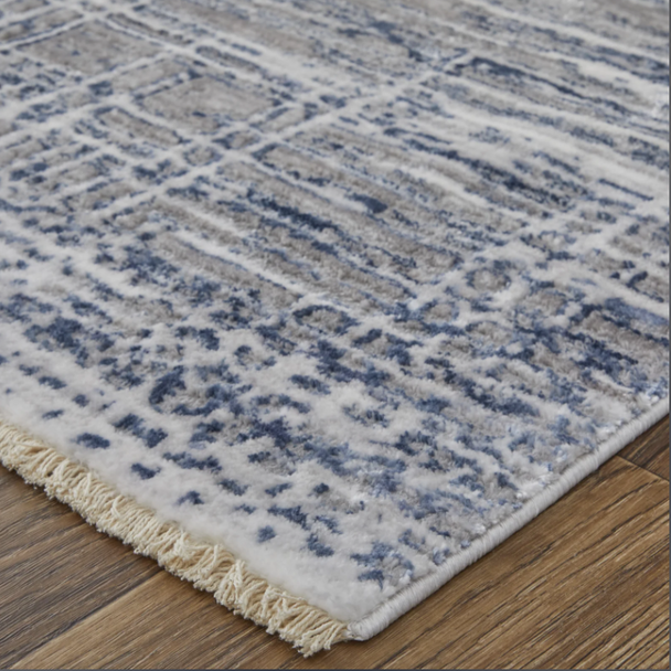 Feizy Kyra 3853F Gray Ivory Rug