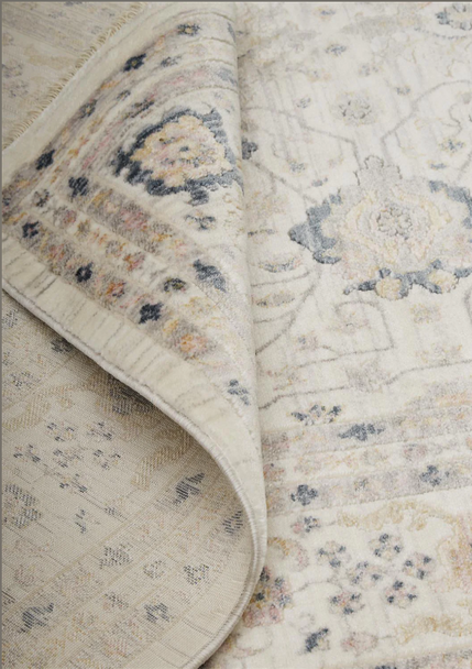 Feizy Kyra 3854F Ivory Blue Rug