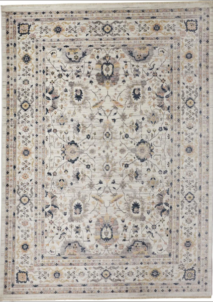 Feizy Kyra 3854F Ivory Blue Rug