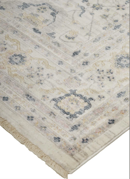 Feizy Kyra 3854F Ivory Blue Rug