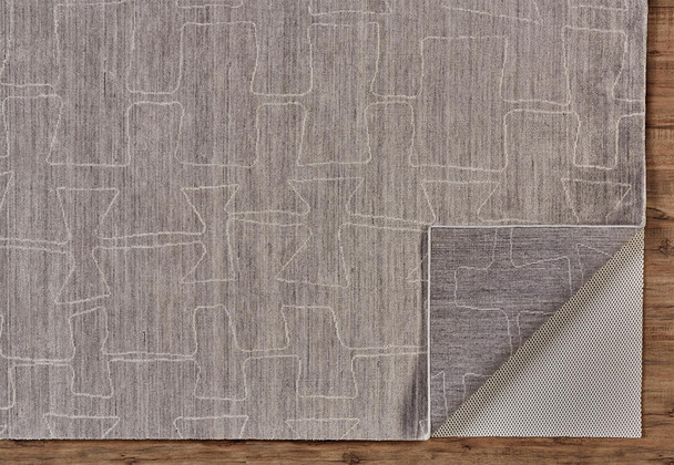 Feizy Lennox 8697F Gray Ivory Rug