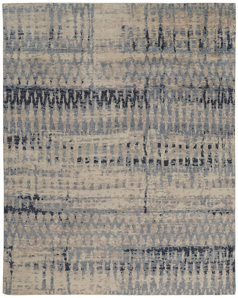 Feizy Palomar 6631F Tan Blue Rug