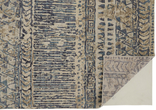 Feizy Palomar 6591F Blue Beige Rug