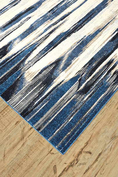 Feizy Milton 3468F Blue Ivory Rug