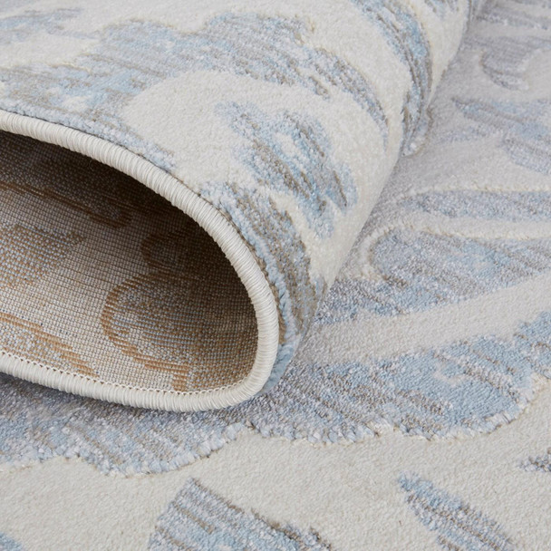 Feizy Milton 3473F Blue Ivory Rug