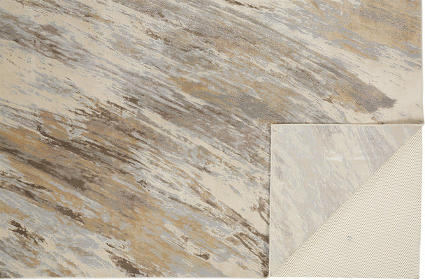 Feizy Parker 3704F Tan Blue Rug