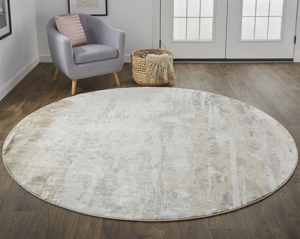 Feizy Parker 3709F Grey Beige Rug