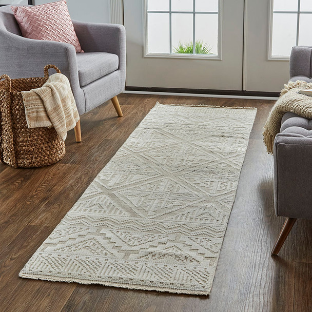 Feizy Payton 6497F Ivory Rug