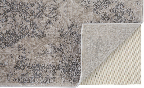Feizy Prasad 3682F Ivory Gray Rug