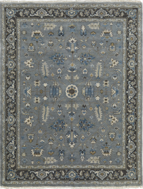 Feizy Ustad 6109F Blue Gray Rug