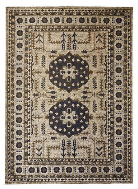Feizy Foster 3754F Blue Gray Rug