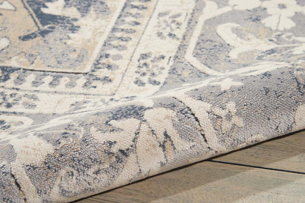 Nourison Ki25 Malta MAI05 Ivory/Blue Rug