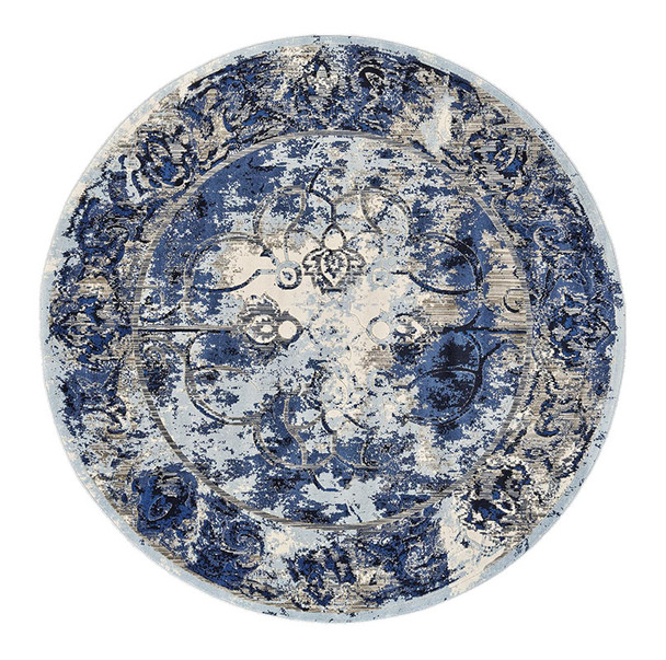 Feizy Milton 3471F Blue Ivory Rug