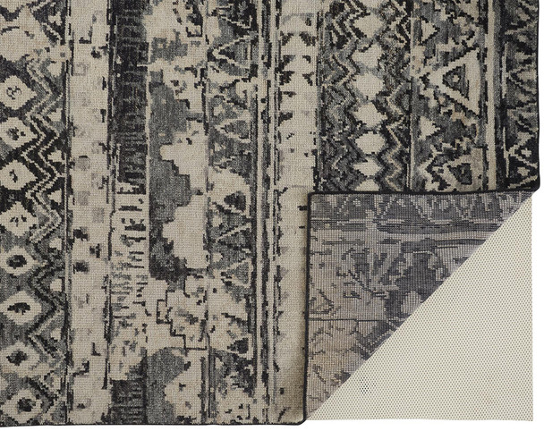 Feizy Palomar 6630F Gray Tan Rug