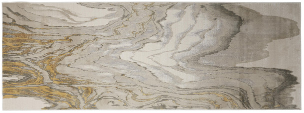 Feizy Waldor 3602F Gold Ivory Rug