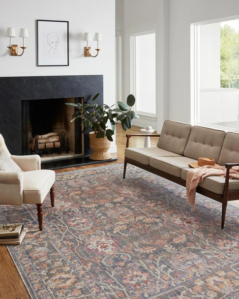 Chris Loves Julia x Loloi Rosemarie ROE-01 Stone Multi Area Rug