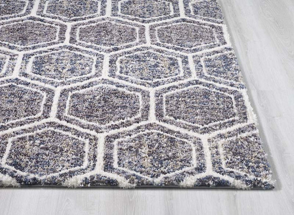 Kas Bungalow 2303 Grey Teal Dimensions Rug