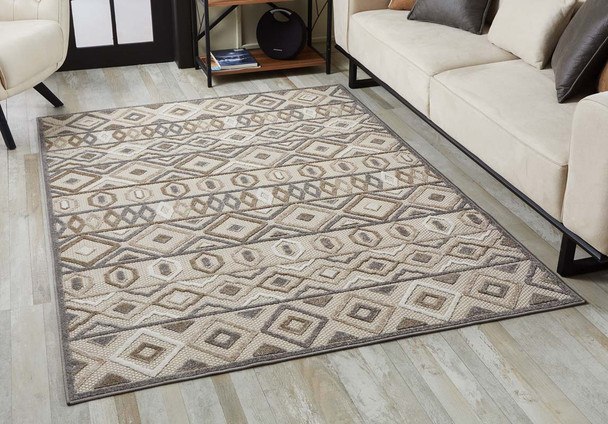 Kas Calla 6925 Grey Aztec Rug