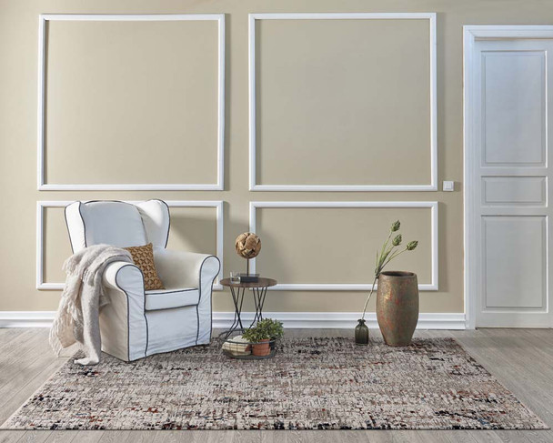 Kas Karina 8254 Beige Grey Flatiron Rug