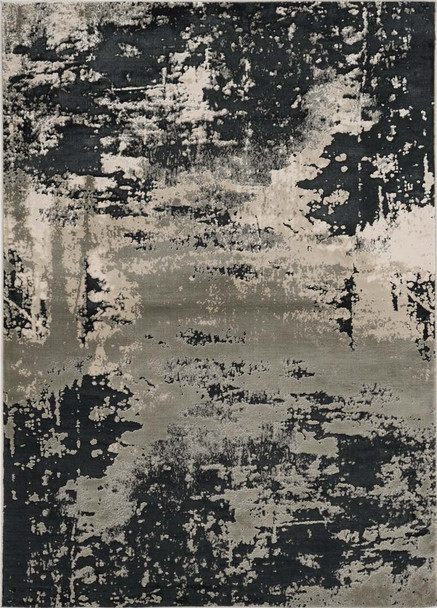 Kas Luna 7121 Silver Charcoal Eclipse Rug