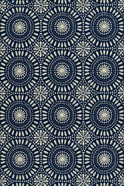 Momeni Baja BAJ39 Navy Rug