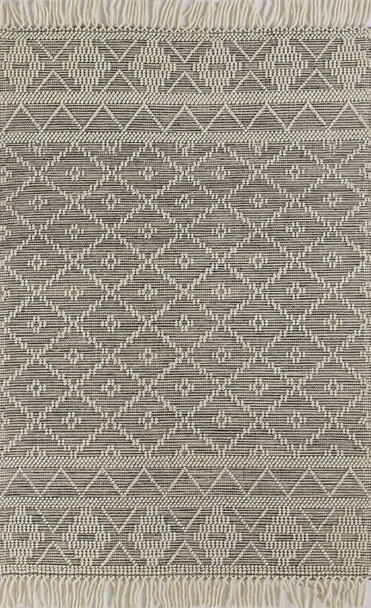 Momeni Boulder BOU-1 Charcoal Rug