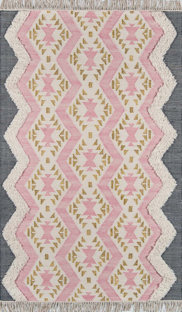 Momeni Novogratz Indio IND-1 Pink Rug