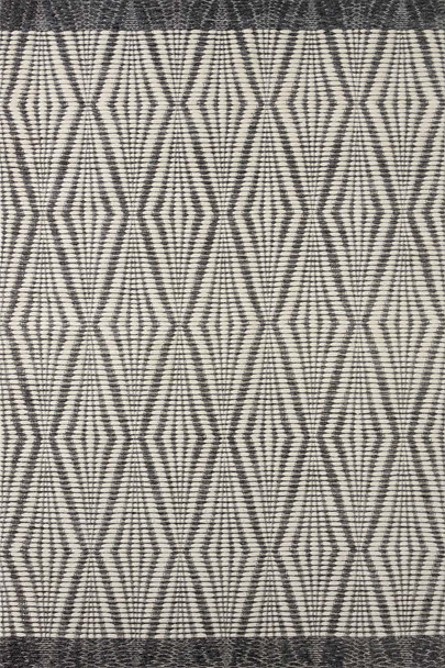 Loloi Kenzie KNZ-01 Ivory Charcoal Rug