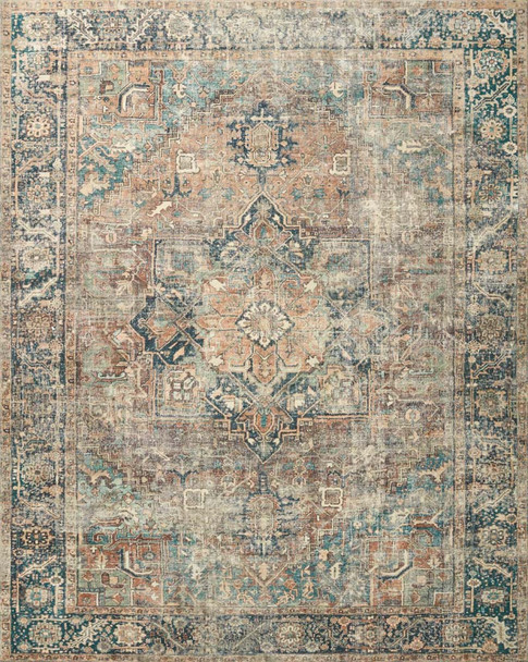 Loloi Margot MAT-02 Terracotta Lagoon Rug