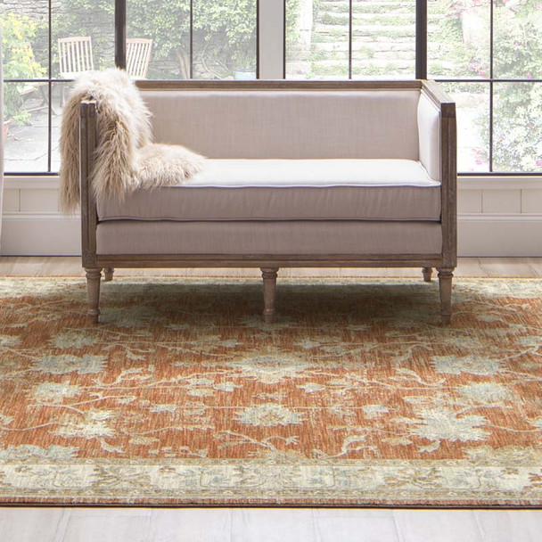 Karastan Adalia RG847 780 Iznik Rust Rug