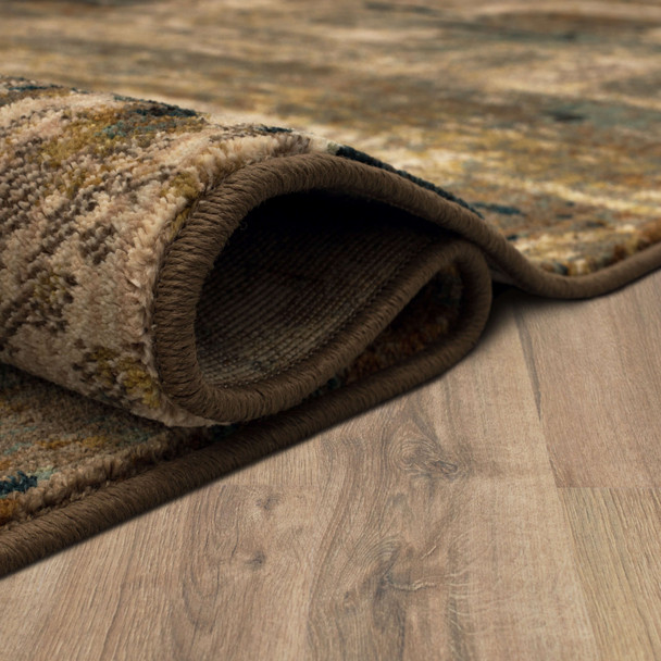 Karastan Elements 91201 60110 Envision Aquamarine Rug