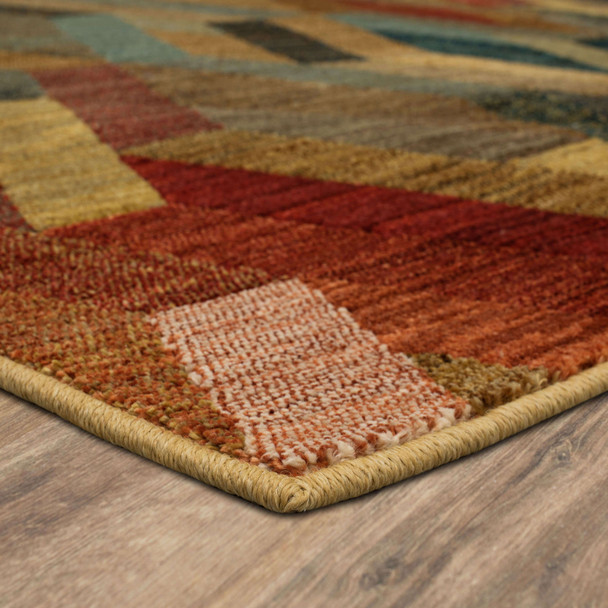 Karastan Elements 91203 50101 Ignite Multi Rug