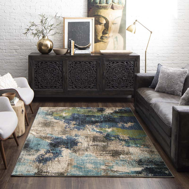 Karastan Elements 91435 10038 Suffuse Multi Rug
