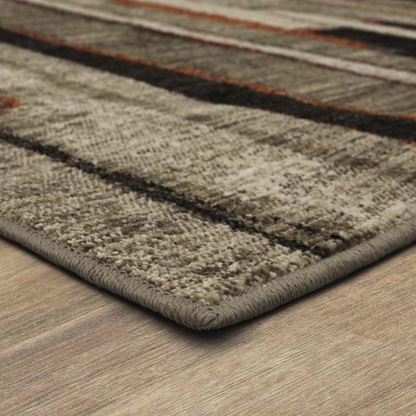 Karastan Elements 91456 90097 Compose Charcoal Rug