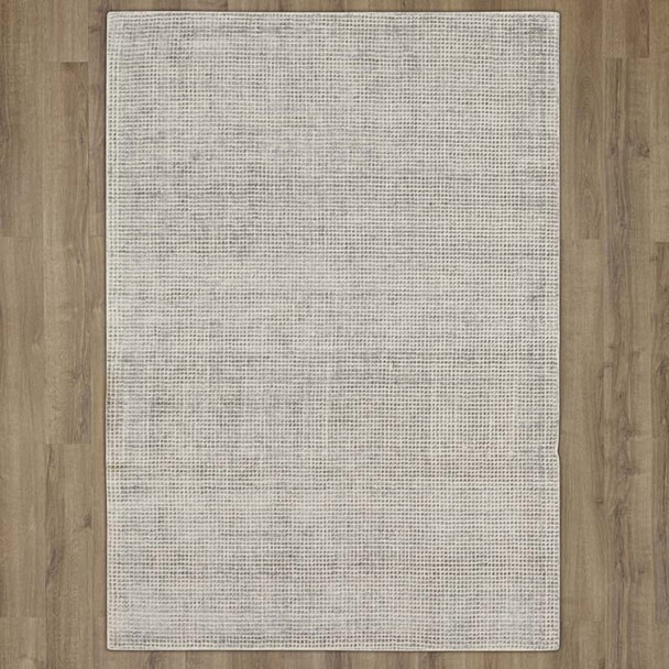 Karastan Labyrinth RG176 945 Matrix Steel Grey Rug