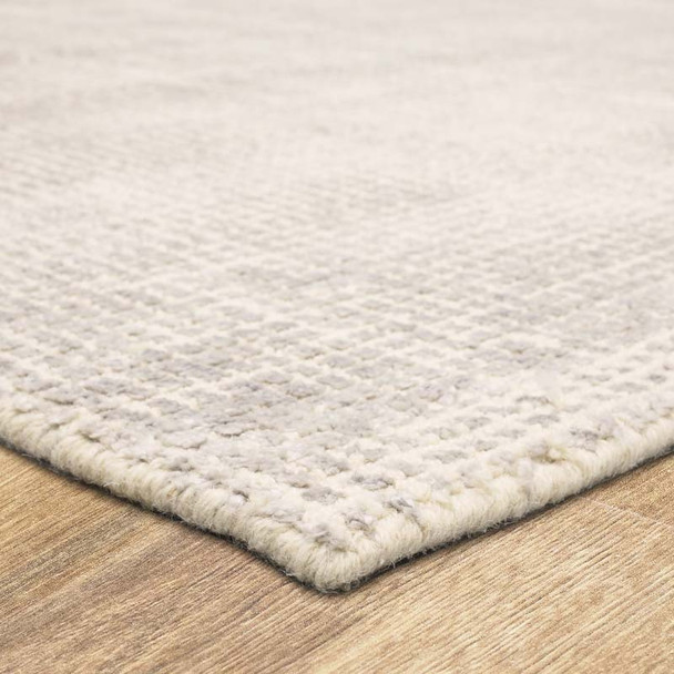 Karastan Labyrinth RG179 512 Meander Silver Birch Rug