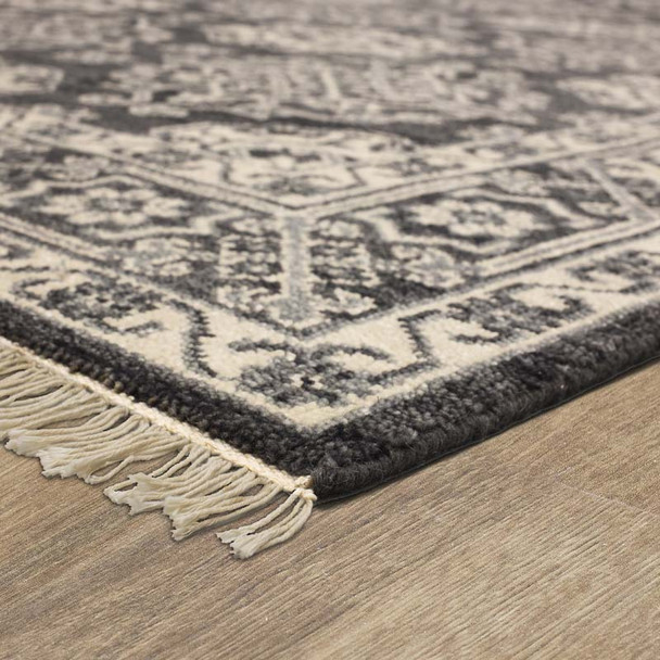 Karastan Paradigm RG144 4575 Camille Black Rug