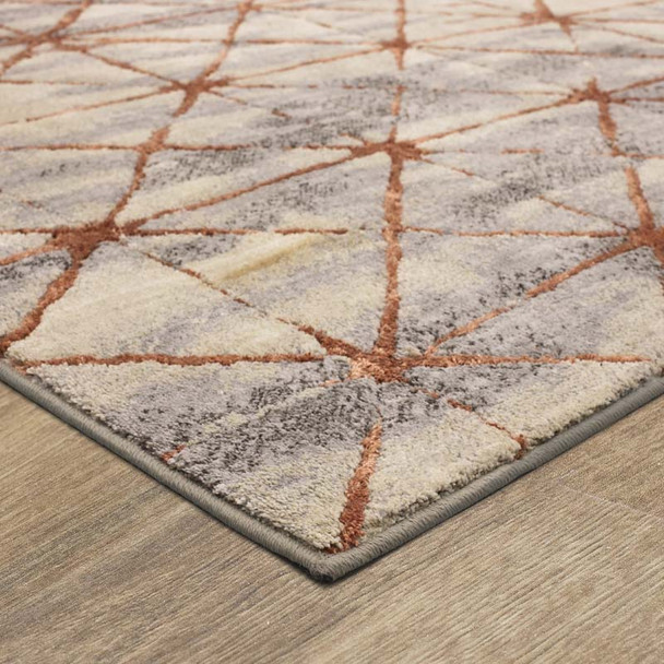 Karastan Soiree 91971 97031 Appenzell Rose Gold Rug