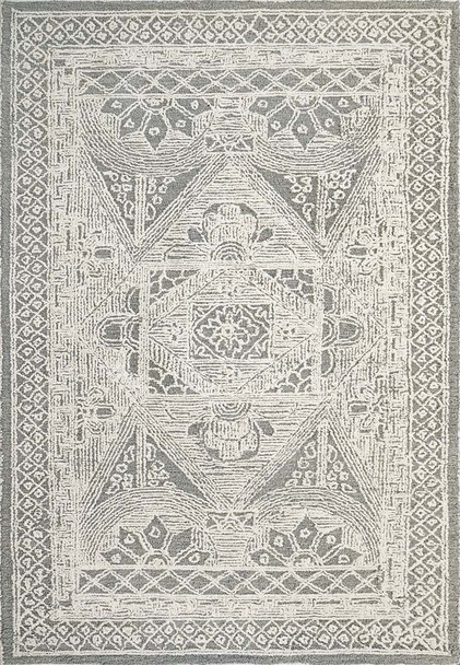 Dynamic Darcy 1128 135 Ivory Teal Rug
