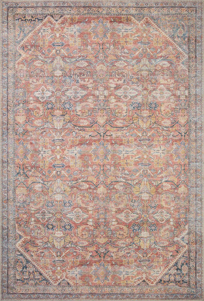 Loloi Adrian ADR-02 Rust Denim Rug