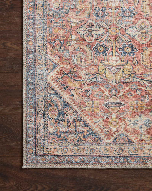 Loloi Adrian ADR-02 Rust Denim Rug