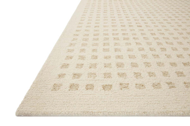 Chris Loves Julia x Loloi Polly POL-01 Ivory Natural Rug